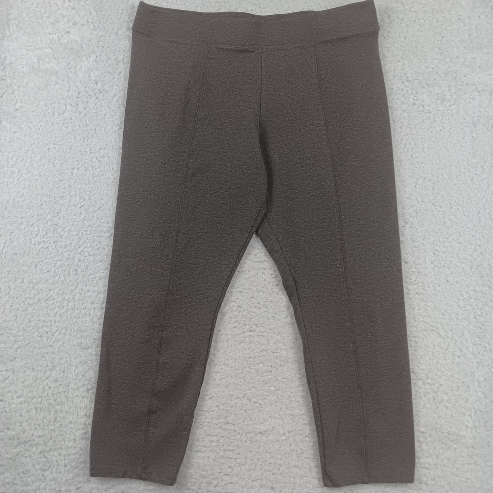 Cato‎ Est. 1946 Leggings Womens XL Charcoal Grey Front Seam Ponte Stretch Pants